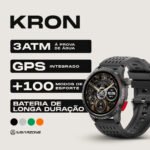 WEARZONE KRON | GPS INTEGRADO | TELA AMOLED, 3ATM | 7 DIAS DE BATERIA