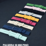 PULSEIRA 18 MM PINO ESTAMPA XADREZ