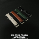 PULSEIRA COURO MICROFIBRA 42/44/45/49MM/L